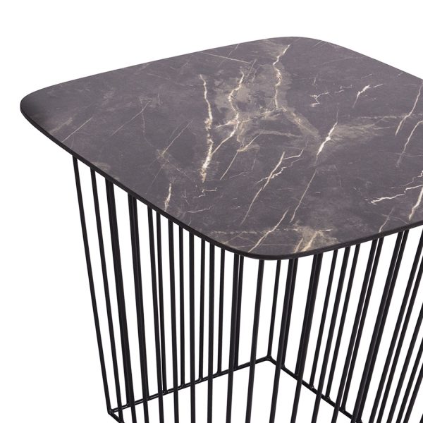 Veila Pack Of 2 Tables Dark Marble - Image 3