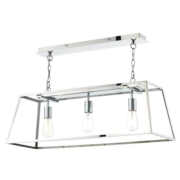 Academy 3 Light Pendant Stainless Steel - Image 4