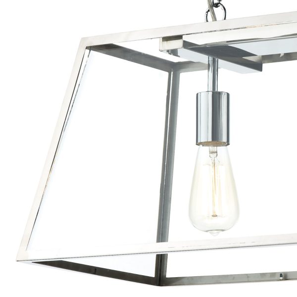 Academy 3 Light Pendant Stainless Steel - Image 3