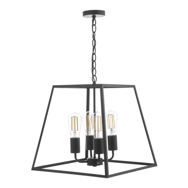 Academy 4 Light Lantern Black - Image 2