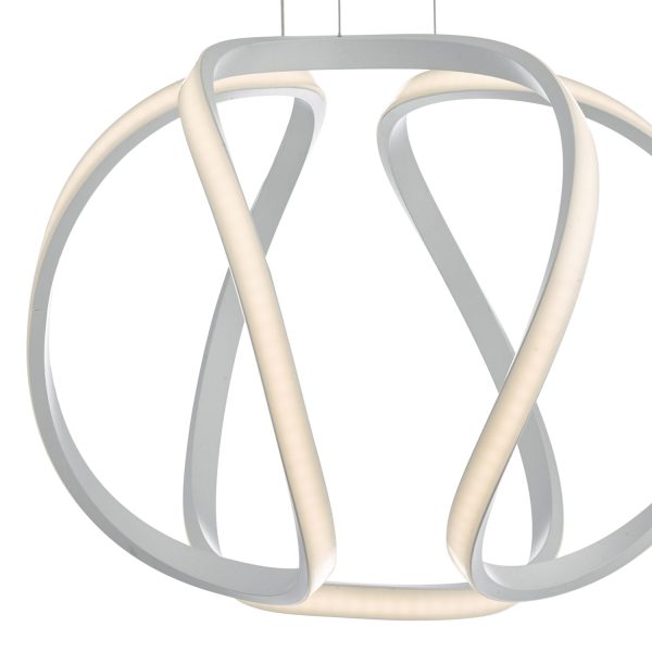 Alonsa Pendant Small White LED - Image 4