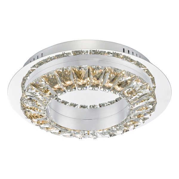 Altamura Flush Stainless Steel and Crystal LED - Image 3