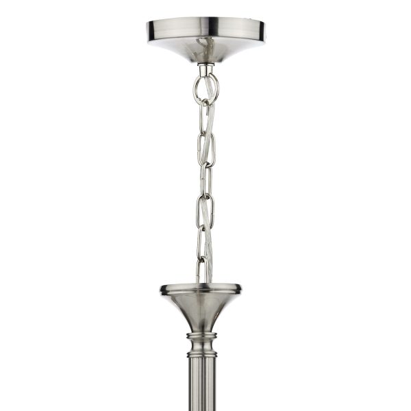 Ambassador 8 Light Dual Mount Pendant Satin Chrome - Image 3