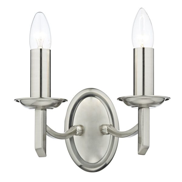 Ambassador Double Wall Bracket Satin Chrome - Image 4