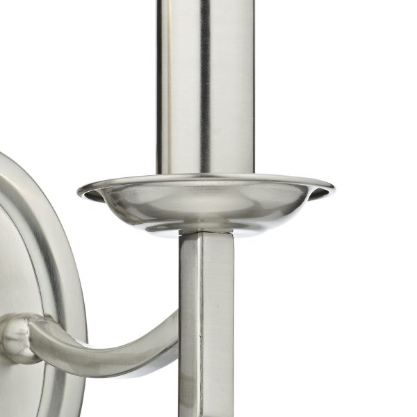 Ambassador Double Wall Bracket Satin Chrome - Image 2