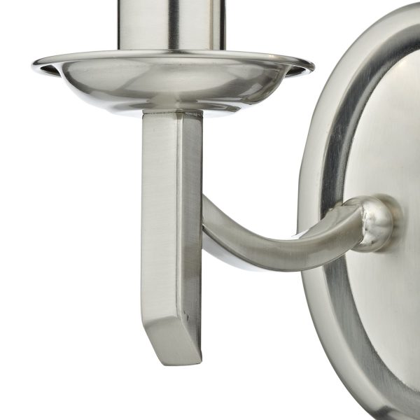 Ambassador Double Wall Bracket Satin Chrome