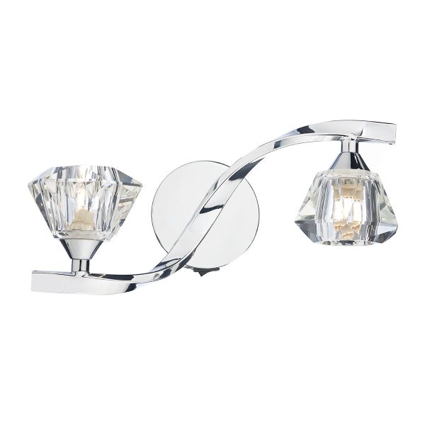 Ancona Double Wall Bracket Polished Chrome - Image 3