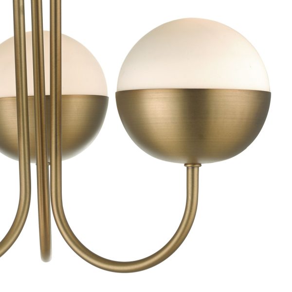 Andre 3lt Semi Flush Aged Brass - Image 3