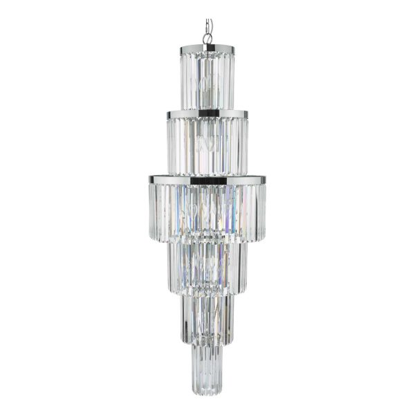 Angel 28 Light Chandelier Crystal Polished Chrome - Image 2