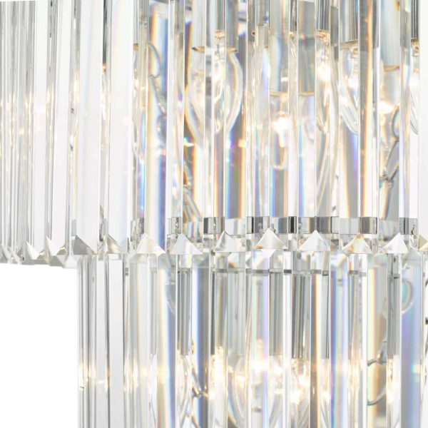 Angel 28 Light Chandelier Crystal Polished Chrome - Image 3