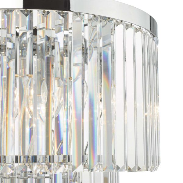 Angel 28 Light Chandelier Crystal Polished Chrome - Image 4