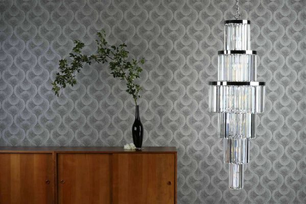 Angel 28 Light Chandelier Crystal Polished Chrome - Image 9