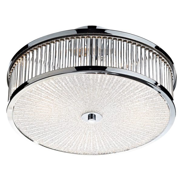 Aramis 3 Light Glass Flush - Image 3