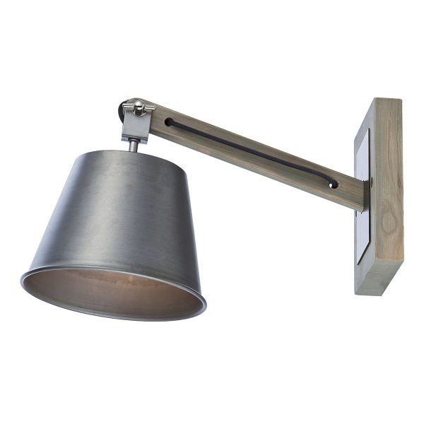 Arken Wall Bracket Grey & Wood - Image 3