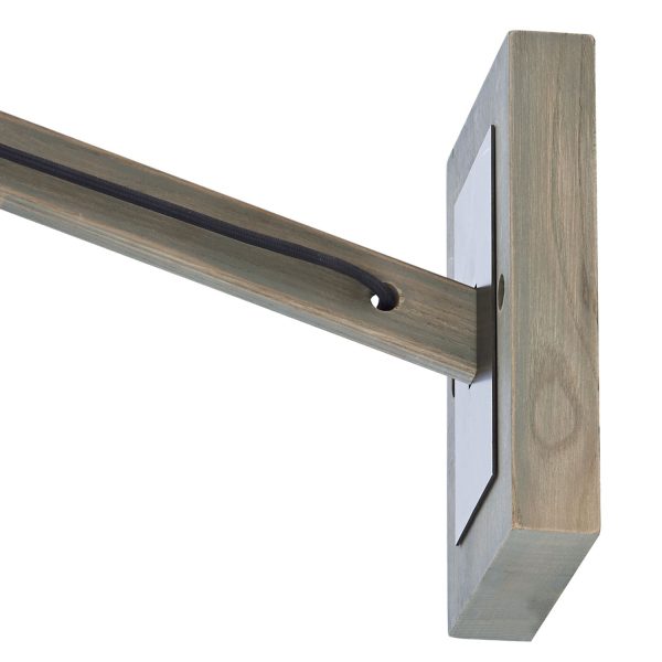 Arken Wall Bracket Grey & Wood