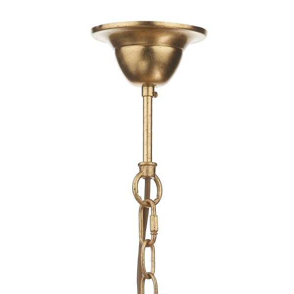 Atticus 5 Light Pendant Gold - Image 4