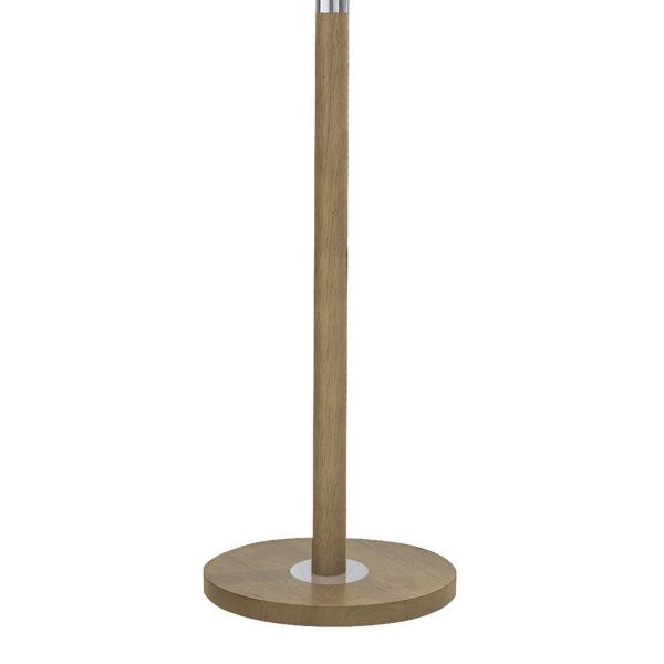 Avenue Floor Lamp Lt Wood complete with Shade AVE1643 - Image 2