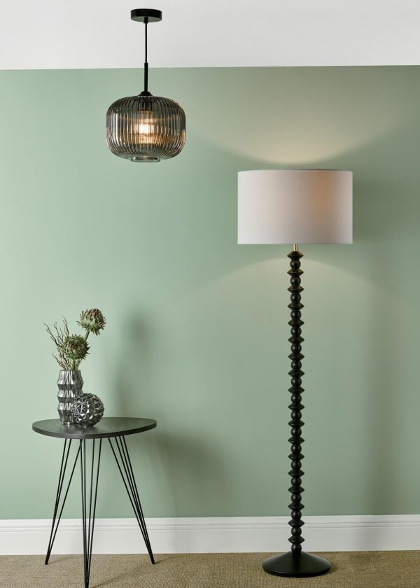 Azana Floor Lamp Black With Shade - Image 3