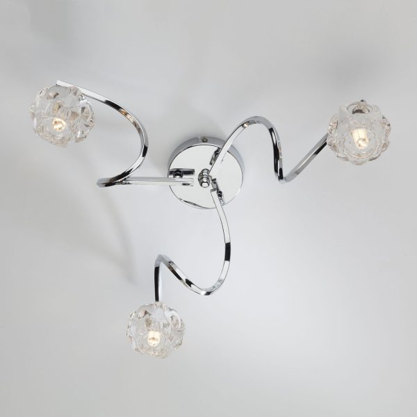 Babylon 3 Light Semi Flush Polished Chrome - Image 2