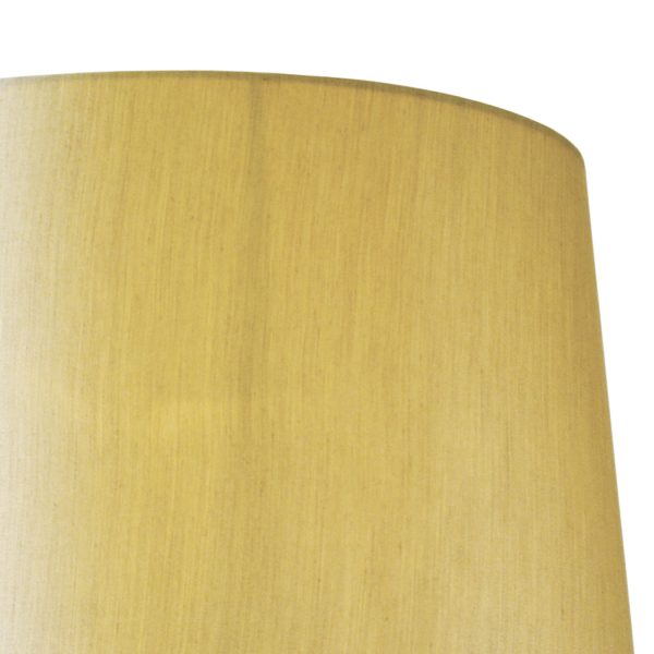 Balthazar 38cm Gold Faux Silk Tapered Drum - Image 2