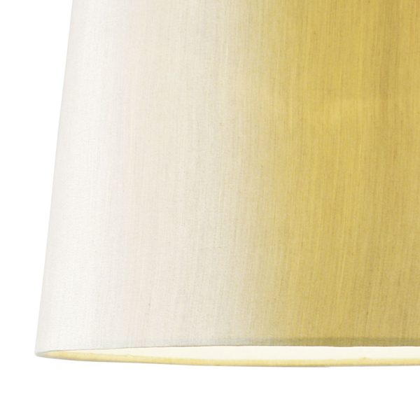 Balthazar 38cm Gold Faux Silk Tapered Drum - Image 3