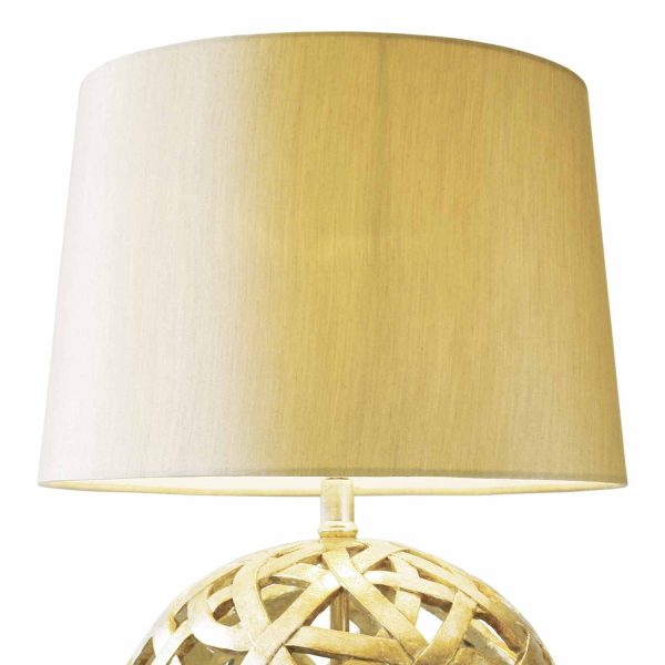 Balthazar Table Lamp Antique Gold With Shade - Image 2