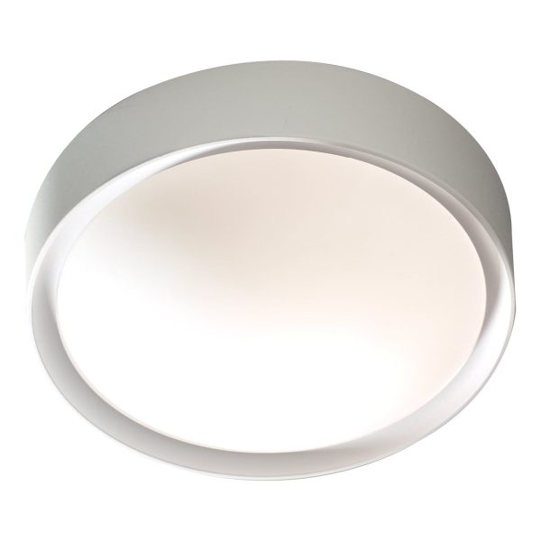 Beta 1 Light Flush Ceiling Light White IP44 - Image 2