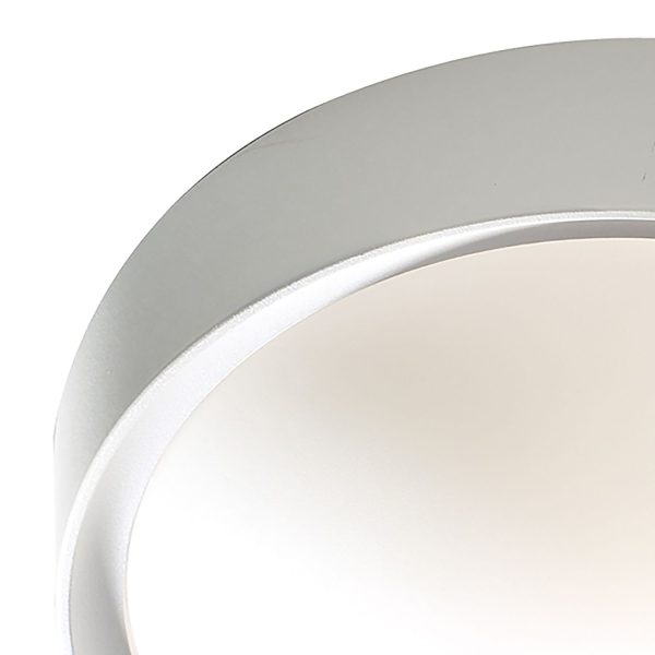 Beta 1 Light Flush Ceiling Light White IP44