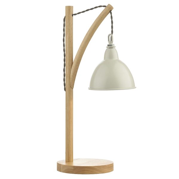 Blyton Table Lamp Wood Cream - Image 4