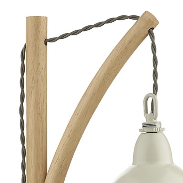 Blyton Table Lamp Wood Cream - Image 2