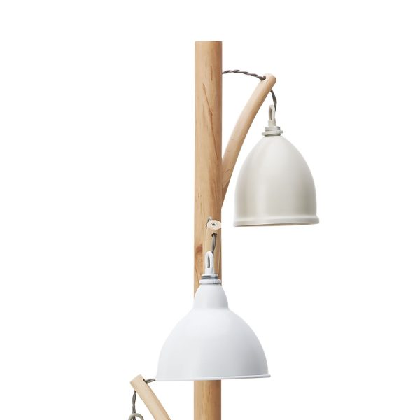 Blyton 3 Light Floor Lamp complete with Painted Shade - Image 3