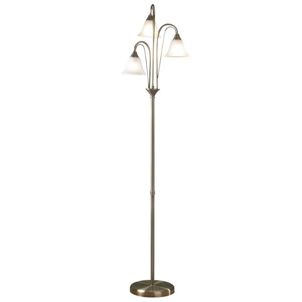 Boston Floor Lamp Antique Brass - Image 3