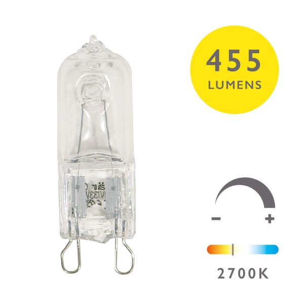 (SOLD AS 3PK) DAR 33W 240V G9 HALOGEN LAMP