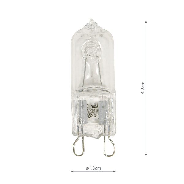 (SOLD AS 3PK) DAR 33W 240V G9 HALOGEN LAMP - Image 3