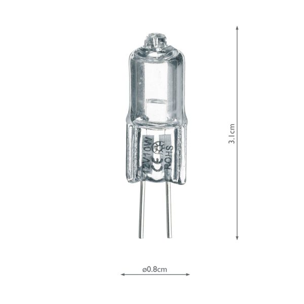 (SOLD AS 10PK) DAR 20W 12V G4 HALOGEN LAMP - Image 3