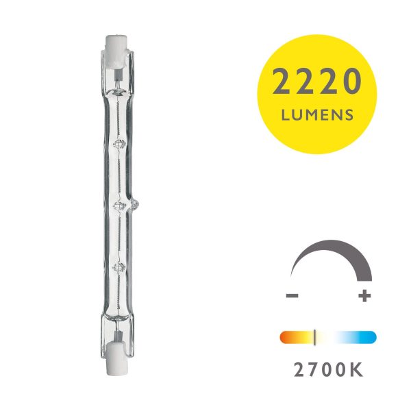 Single Halogen R7S J118 Light Bulb (Lamp) 120W 2250LM - Image 2