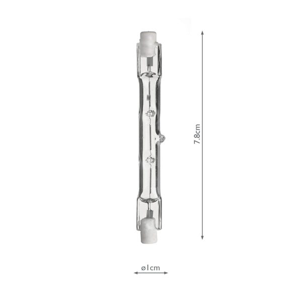 DAR 80W 240V R7S J78 HALOGEN LAMP - Image 3