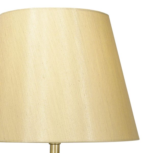 Bybliss Table Lamp Antique Brass complete with BYB1135 Gold Shade