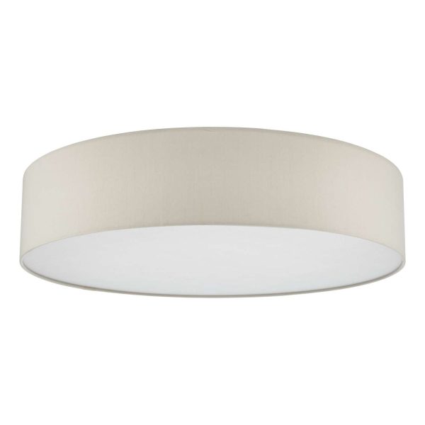 Cierro 6 Light Flush Taupe With Diffuser 80cm - Image 2