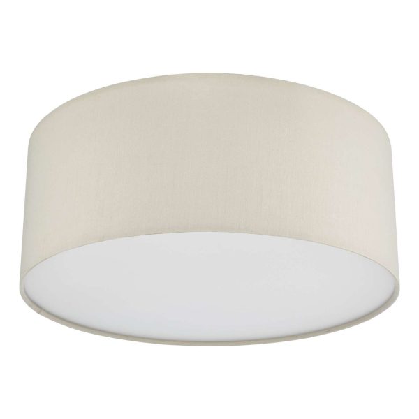 Cierro 3 Light Flush Taupe With Diffuser 40cm - Image 2