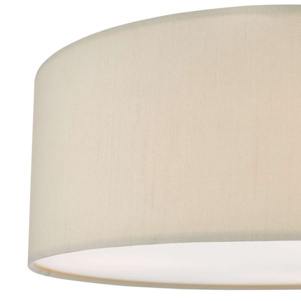 Cierro 3 Light Flush Taupe With Diffuser 40cm - Image 3