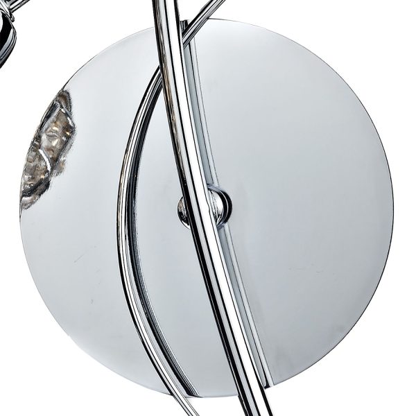 Circa Wall Light Polished Chrome Glass