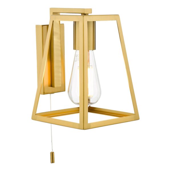 Claudia Wall Light Natural Brass