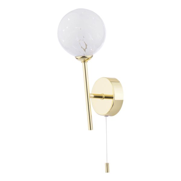 Cohen Wall Light Polished Gold & Confetti Glass - Image 2