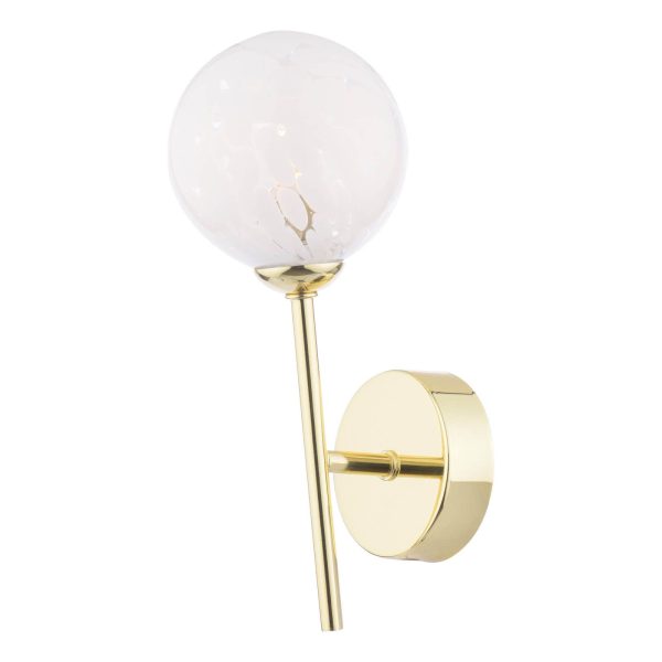 Cohen Wall Light Polished Gold & Confetti Glass - Image 3