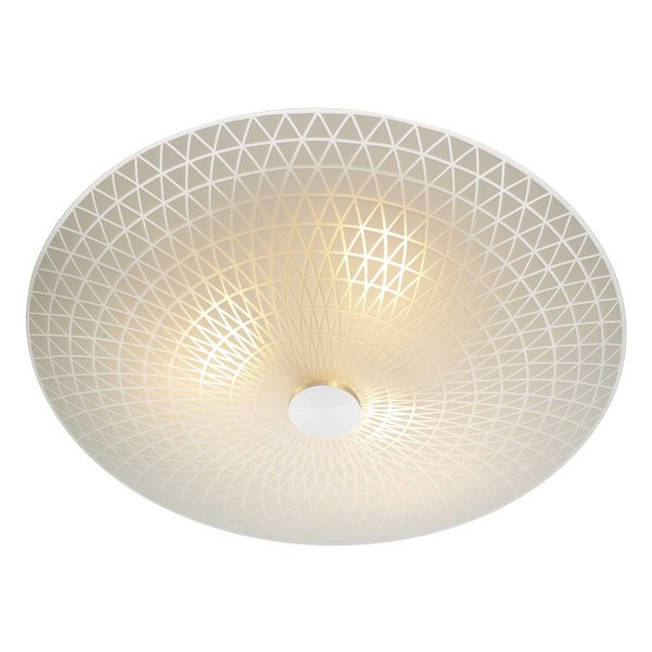 Colby 3 Light Glass Flush - Image 3