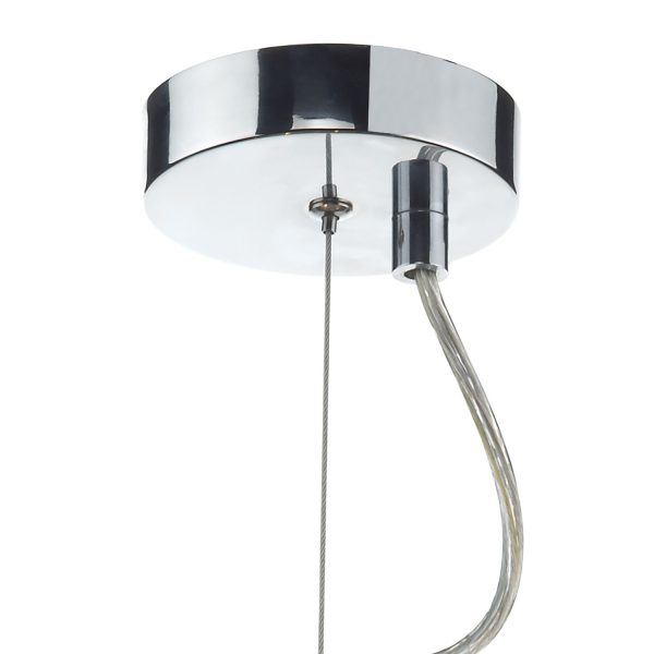 Cube 3 Light Pendant Polished Chrome - Image 3