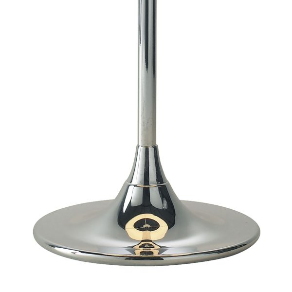 Delta Table Lamp Polished Chrome With Shade - Image 2