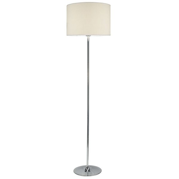 Delta Floor Lamp Polished Chrome complete with Shade - Image 3