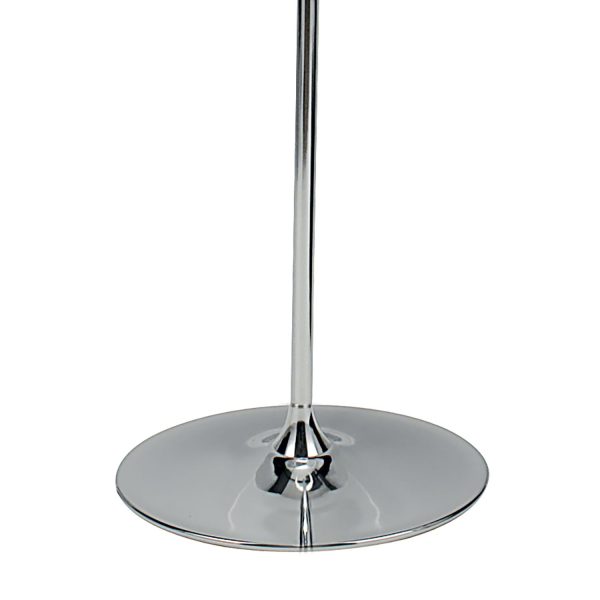 Delta Floor Lamp Polished Chrome complete with Shade - Image 2